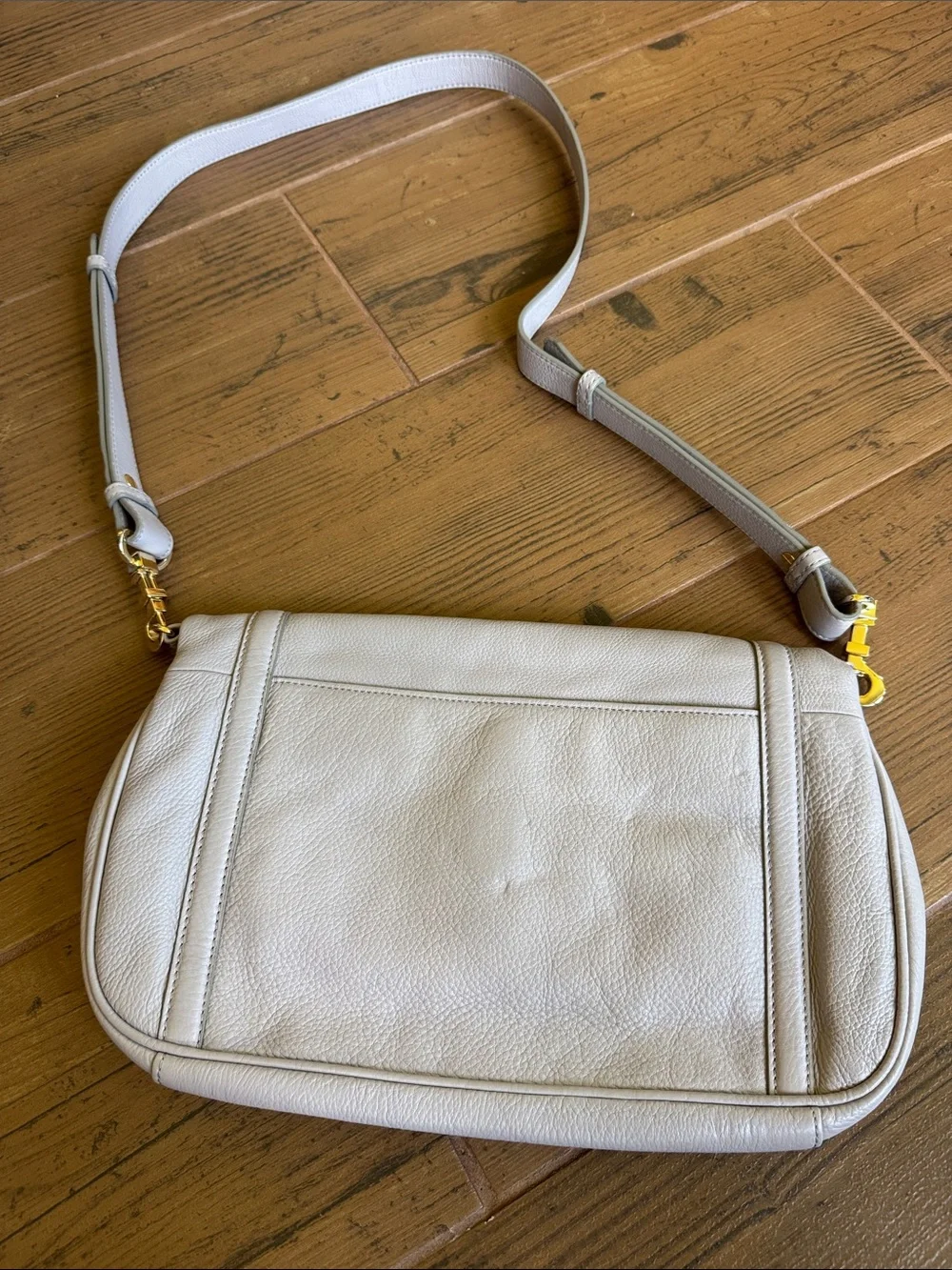 Tory Burch gray leather